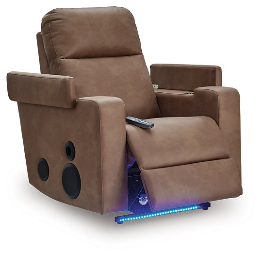 Lorrenton Power Glider Recliner with Audio System - Furniture Max (Falls Church,VA) *