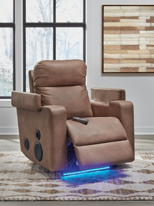 Lorrenton Power Glider Recliner with Audio System - Furniture Max (Falls Church,VA) *