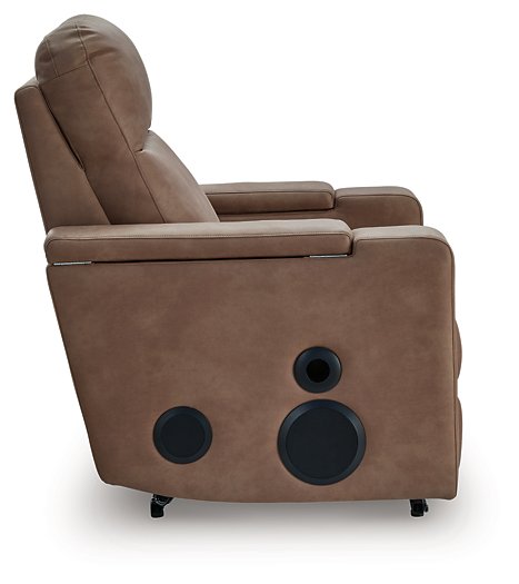 Lorrenton Power Glider Recliner with Audio System - Furniture Max (Falls Church,VA) *
