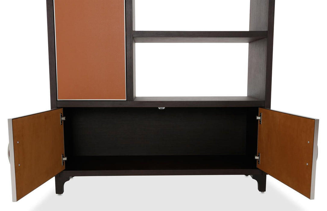 21 Cosmopolitan 2pc Bookcase in Umber/Orange