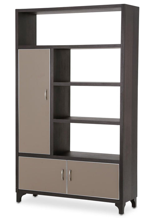 21 Cosmopolitan 2pc Bookcase in Umber/Taupe