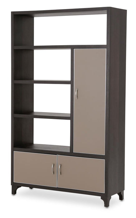 21 Cosmopolitan 2pc Bookcase in Umber/Taupe