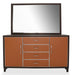 21 Cosmopolitan 4 Drawer Dresser in Orange/Umber - Furniture Max (Falls Church,VA) *