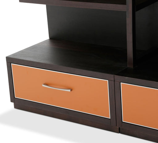 21 Cosmopolitan Left Entertainment Base in Umber/Orange - Furniture Max (Falls Church,VA) *