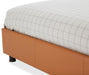 21 Cosmopolitan Queen Upholstered Tufted Bed in Orange/Umber - Furniture Max (Falls Church,VA) *