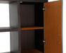 21 Cosmopolitan Right Bookcase in Umber/Orange - Furniture Max (Falls Church,VA) *