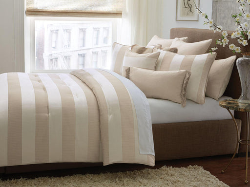 Amalfi 9-pc Queen Comforter Set in Sand - Furniture Max (Falls Church,VA) *