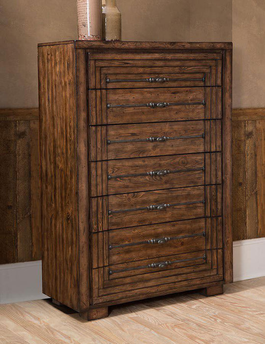 Carrollton Drawer Chest in Rustic Ranch - Furniture Max (Falls Church,VA) *