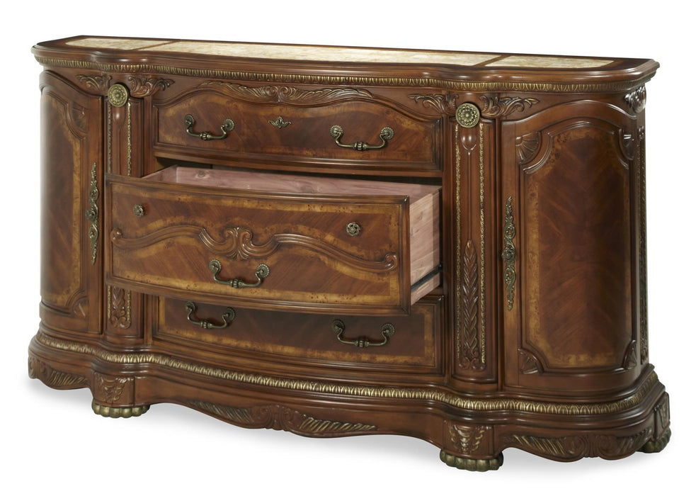 Cortina Dresser in Honey Walnut - Furniture Max (Falls Church,VA) *