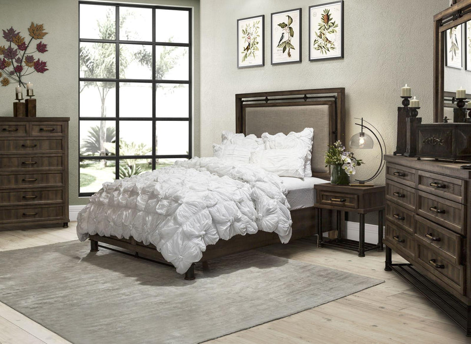 Crossings King Panel Bed  in Reclaimed Barn KI-CRSG014EK-217