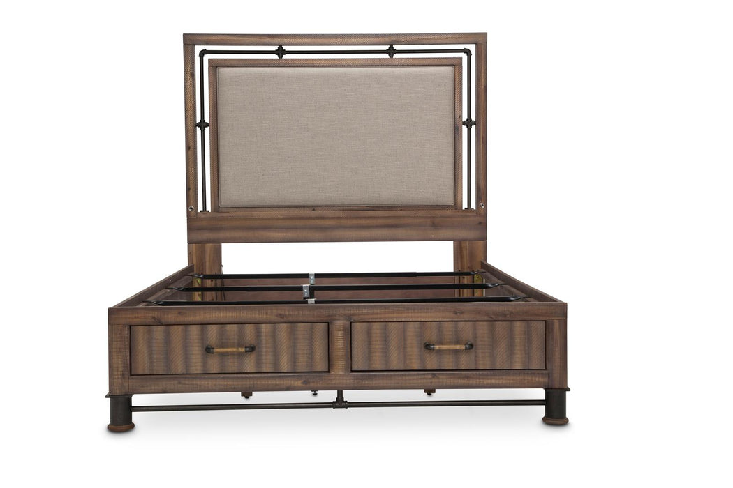 Crossings Queen Panel Bed w/ Drawers  in Reclaimed Barn - Furniture Max (Falls Church,VA) *