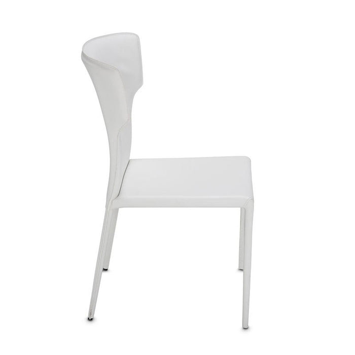 Furniture Halo Side Chair (Set of 2) in Glossy White - Furniture Max (Falls Church,VA) *