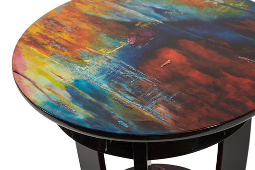 Furniture Illusions Round Chairside Table - Furniture Max (Falls Church,VA) *