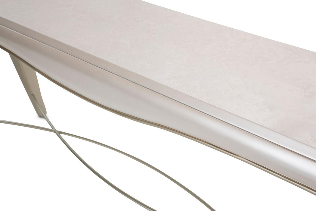 Furniture London Place Console in Creamy Pearl - Furniture Max (Falls Church,VA) *