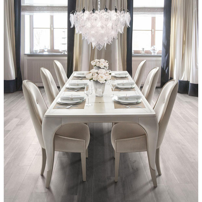 Furniture London Place Dining Table in Creamy Pearl - Furniture Max (Falls Church,VA) *