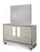 Hollywood Swank Upholstered Dresser in Crystal Croc - Furniture Max (Falls Church,VA) *