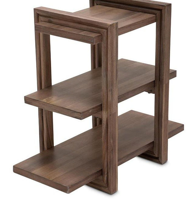 Hudson Ferry Chair Side Table in Driftwood