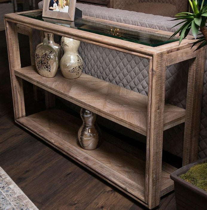 Hudson Ferry Console Table in Driftwood