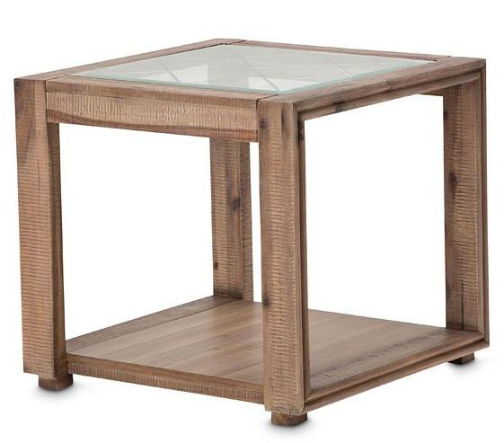 Hudson Ferry End Table in Driftwood