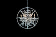 Lighting Pena 6 Light Chandelier in Clear and Chrome - Furniture Max (Falls Church,VA) *