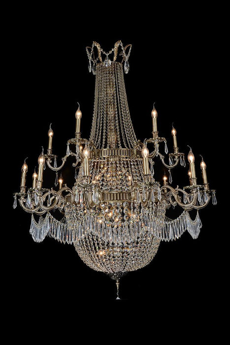 Lighting Summer Place 30 Light Chandelier in Clear and Antique