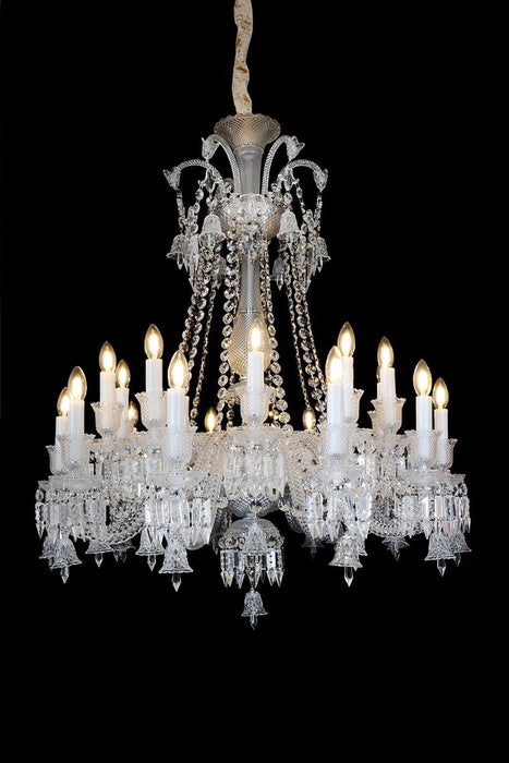 Lighting Treviso 20 Light Chandelier in Clear and Chrome