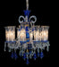 Lighting Winter Palace 10 Light Chandelier in Blue, Clear and Gold - Furniture Max (Falls Church,VA) *