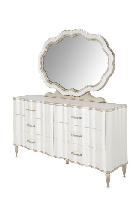 London Place Dresser in Creamy Pearl