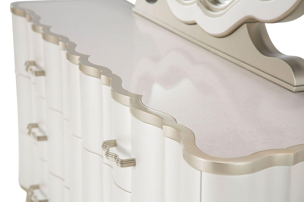 London Place Dresser in Creamy Pearl