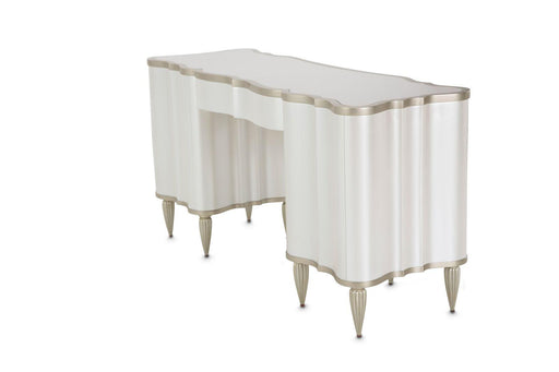 London Place Vanity/Desk in Creamy Pearl - Furniture Max (Falls Church,VA) *