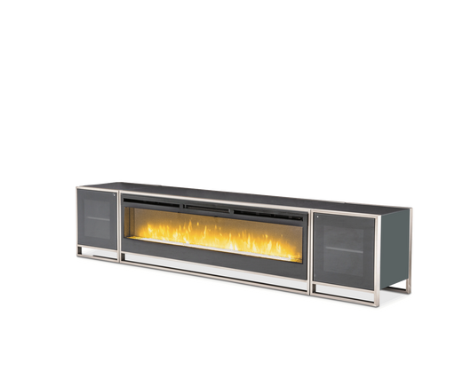 Metro Lights Fireplace Insert in Midnight - Furniture Max (Falls Church,VA) *