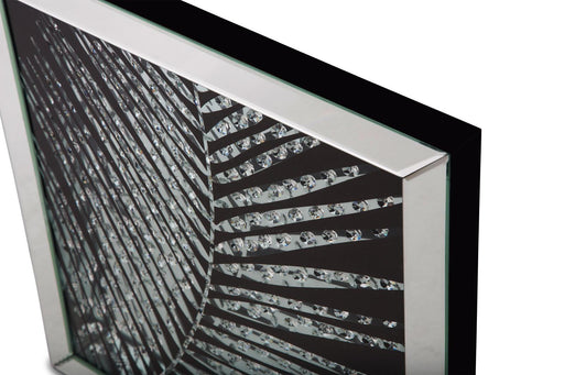 Montreal Mirror Framed Wall Decor w/Crystal Accented Leaves - Furniture Max (Falls Church,VA) *