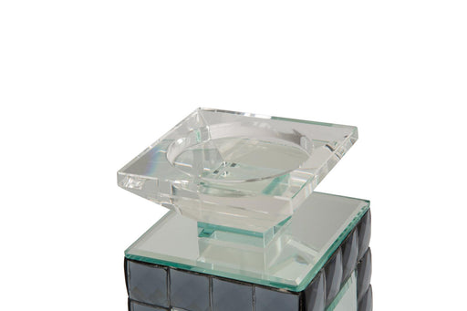 Montreal Mirrored Candle Holder, Medium (6/pack) - Furniture Max (Falls Church,VA) *