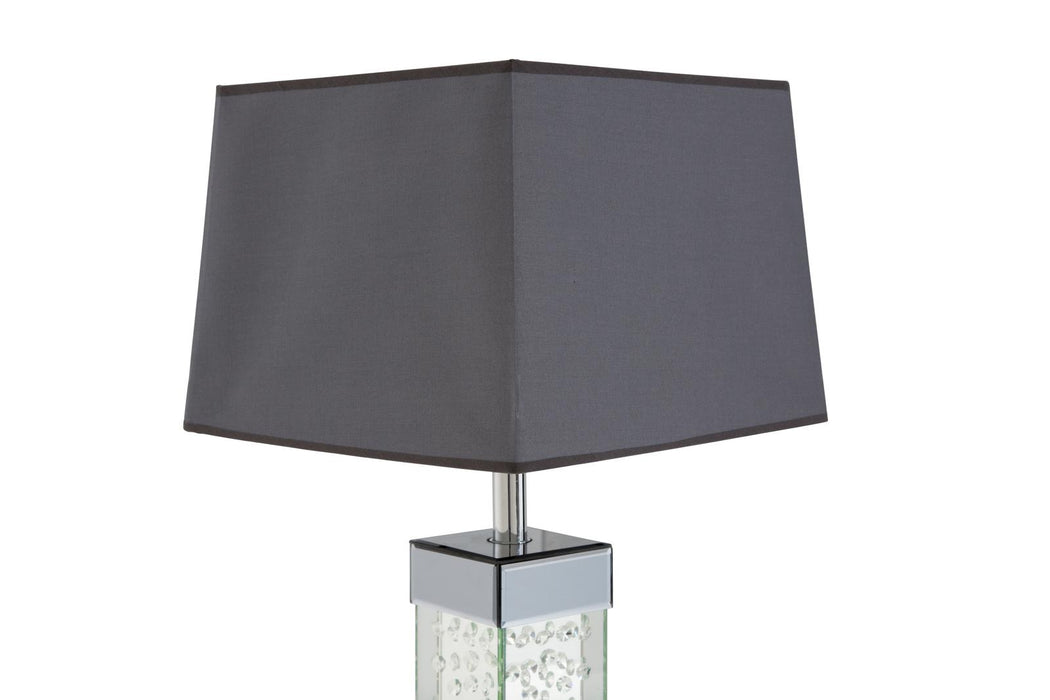 Montreal Slender Table Floor Lamp w/Crystal Accents