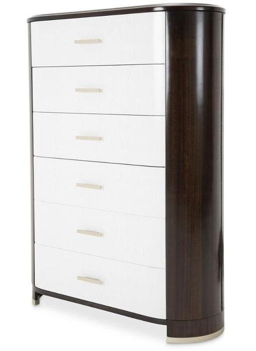 Paris Chic 6 Drawer Chest in Espresso