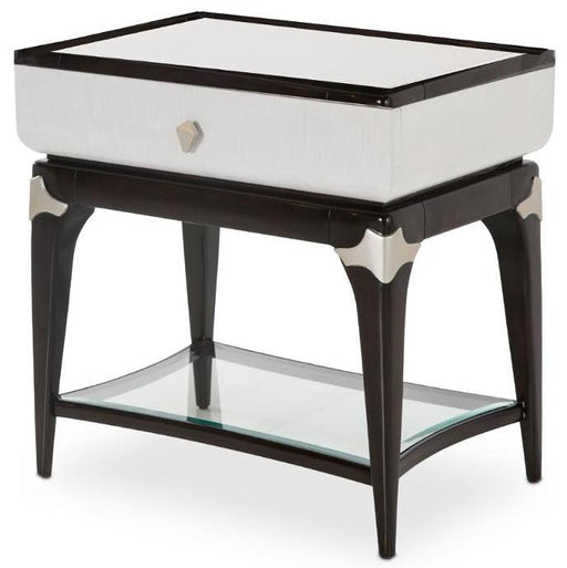 Paris Chic Rectangular End Table/ Nightstand in Espresso - Furniture Max (Falls Church,VA) *