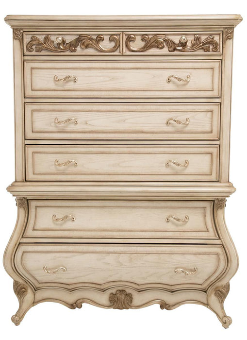Platine de Royale 6 Drawer Chest in Champagne 09070-201