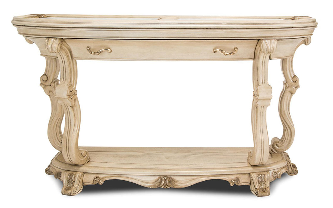 Platine de Royale Console Table in Champagne