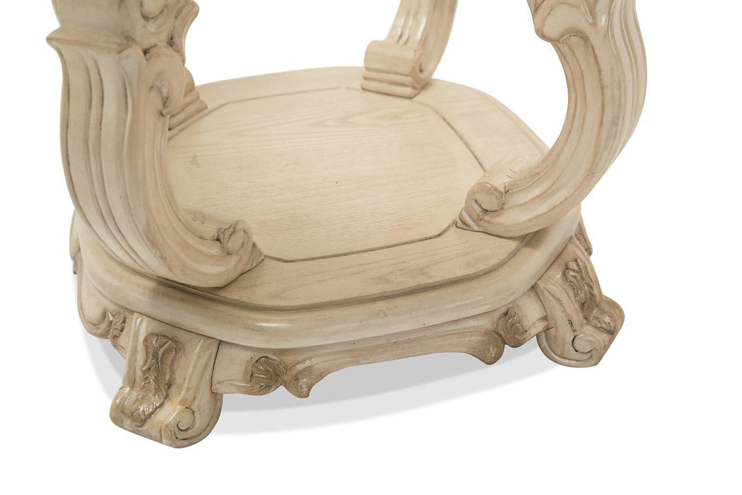 Platine de Royale End Table in Champagne
