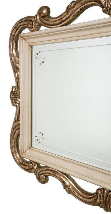 Platine de Royale Wall Mirror  in Champagne