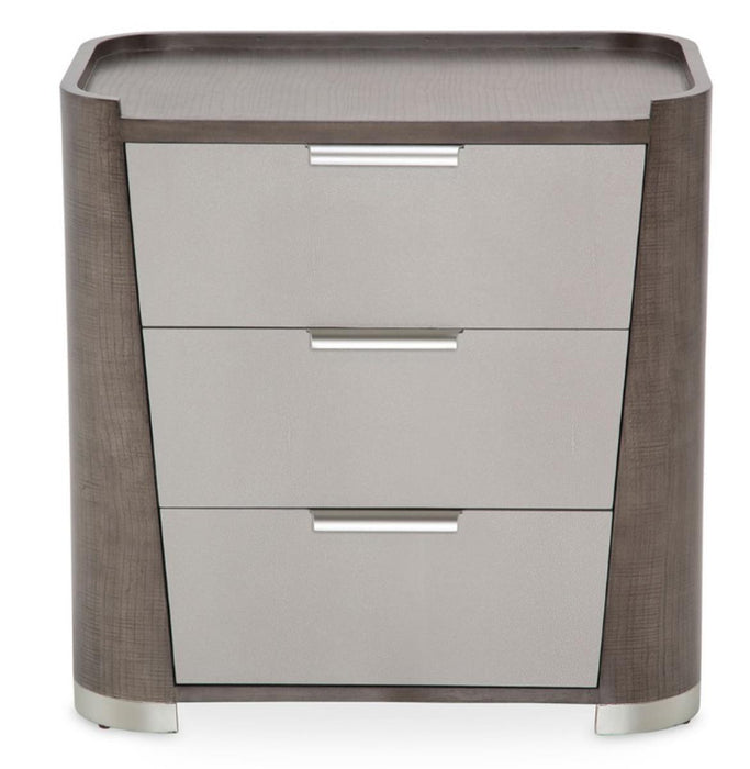 Roxbury Park 3 Drawer Nightstand in Slate - Furniture Max (Falls Church,VA) *