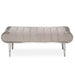 Roxbury Park Channel Tufted Bed Bench in Stainless Steel - Furniture Max (Falls Church,VA) *