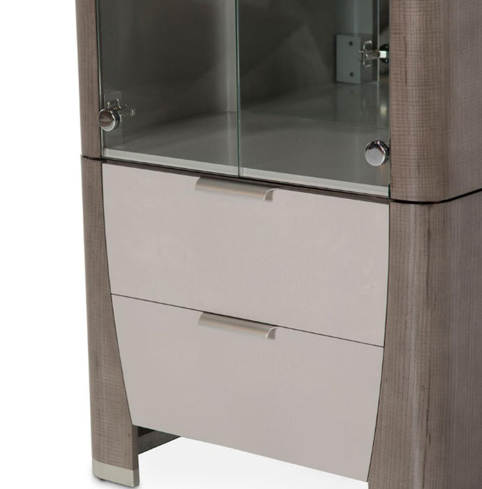 Roxbury Park Display Cabinet in Slate - Furniture Max (Falls Church,VA) *