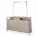 Silverlake Village Mirror in Washed Oak - Furniture Max (Falls Church,VA) *
