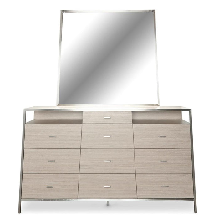 Silverlake Village Mirror in Washed Oak - Furniture Max (Falls Church,VA) *