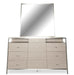 Silverlake Village Mirror in Washed Oak - Furniture Max (Falls Church,VA) *