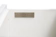 Sky Tower Bedside Bench in White Cloud - Furniture Max (Falls Church,VA) *