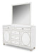 Sky Tower Dresser Mirror in White Cloud - Furniture Max (Falls Church,VA) *