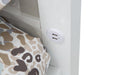 Sky Tower King Upholstered Platform Bed in White Cloud - Furniture Max (Falls Church,VA) *