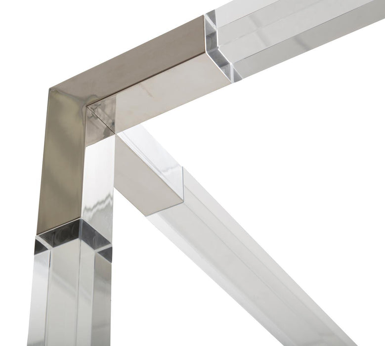 State St California King Metal Canopy Bed in Glossy White - Furniture Max (Falls Church,VA) *